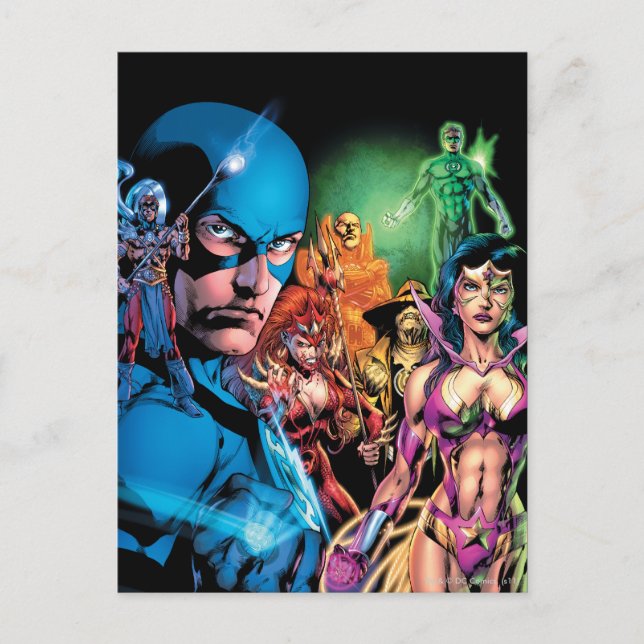 Blackest Night Comic Panel 2 - Color Postcard (Front)