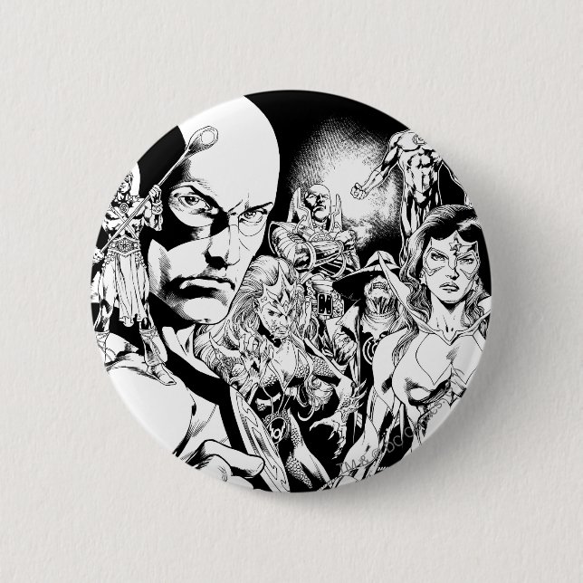 Blackest Night Comic Panel 2 Pinback Button (Front)