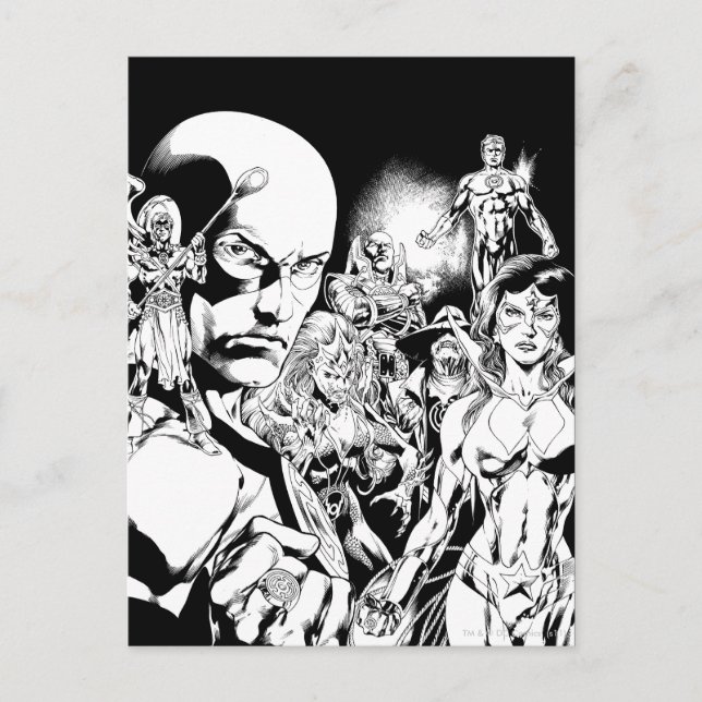 Blackest Night Comic Panel 2 Postcard (Front)