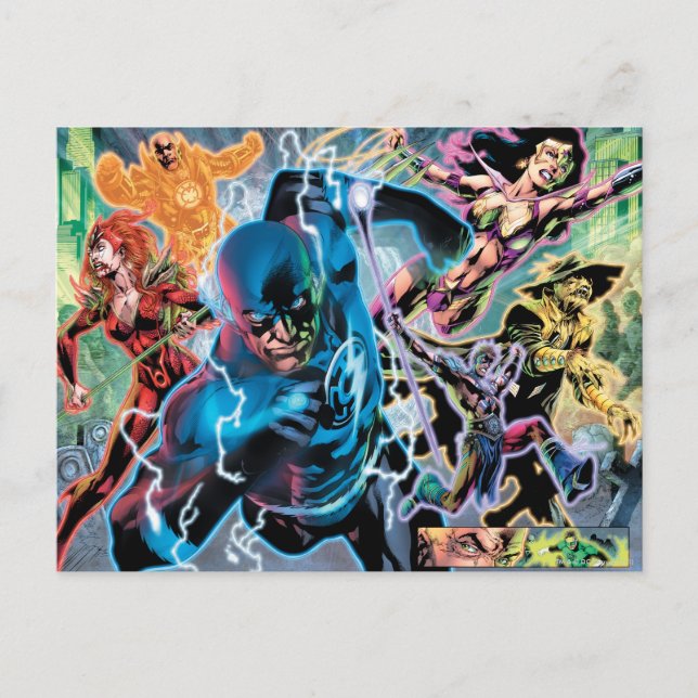 Blackest Night Comic Panel - Color Postcard (Front)