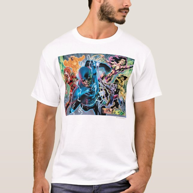 Blackest Night Comic Panel - Color T-Shirt (Front)