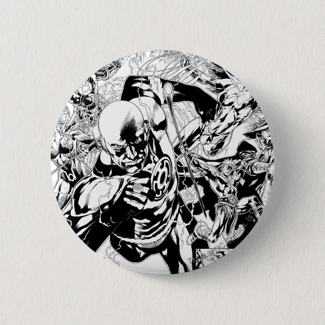 Blackest Night Comic Panel Pinback Button (Front)