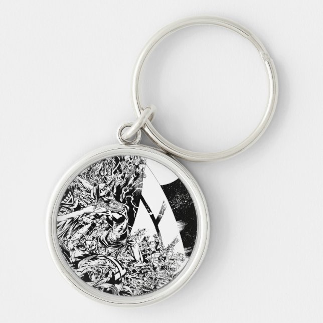 Blackest Night Group and Moon 2 Keychain (Front)