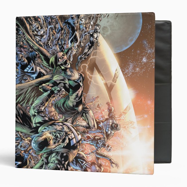 Blackest Night Group and Moon 3 Ring Binder (Front/Inside)