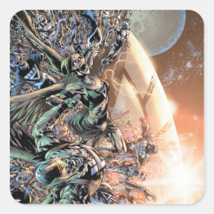 Blackest Night Group and Moon Square Sticker