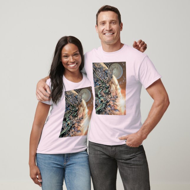 Blackest Night Group and Moon T-Shirt (Unisex)