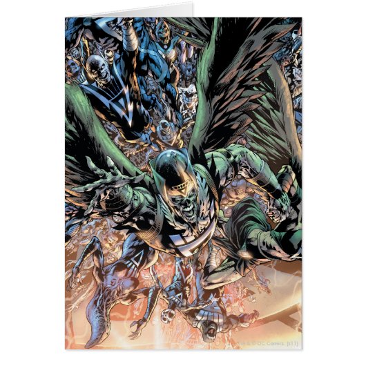 Blackest Night Group Painting - Color Cards (Front)
