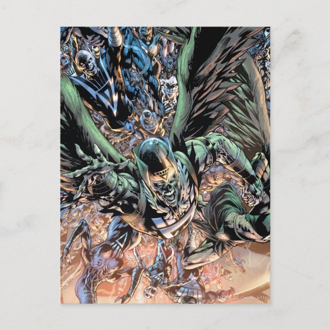 Blackest Night Group Painting - Color Postcard (Front)