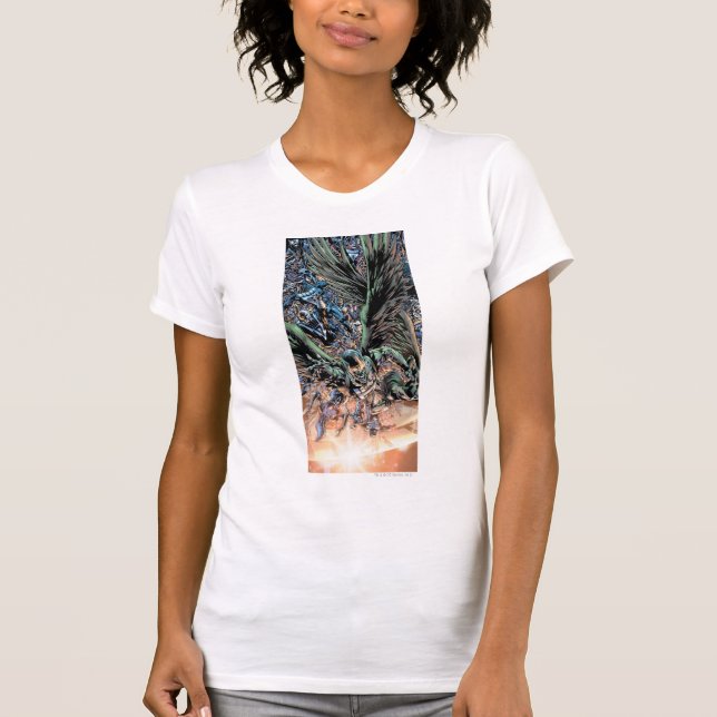 Blackest Night Group Painting - Color T-Shirt (Front)