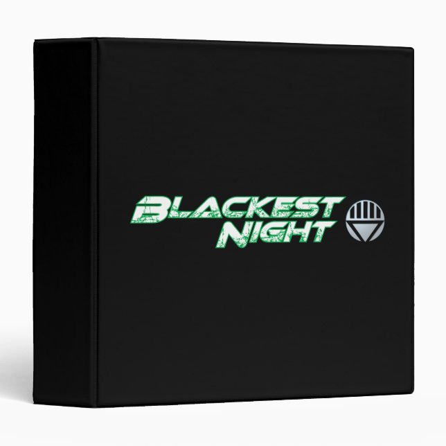 Blackest Night Logo 2 3 Ring Binder (Front/Spine)