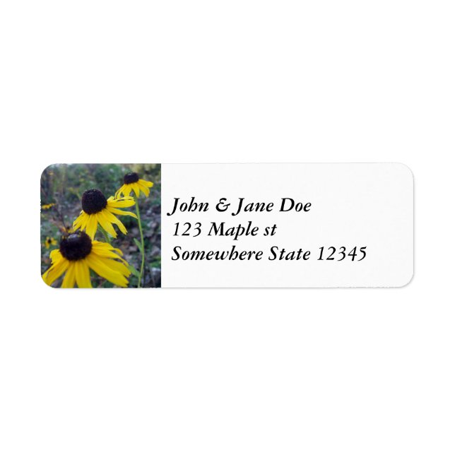 Blackeyed Susans Label (Front)