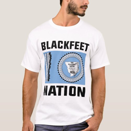 blackfeet indians The Blackfeet nation flag T_Shirt