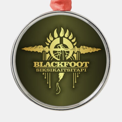 Blackfoot  2o metal ornament