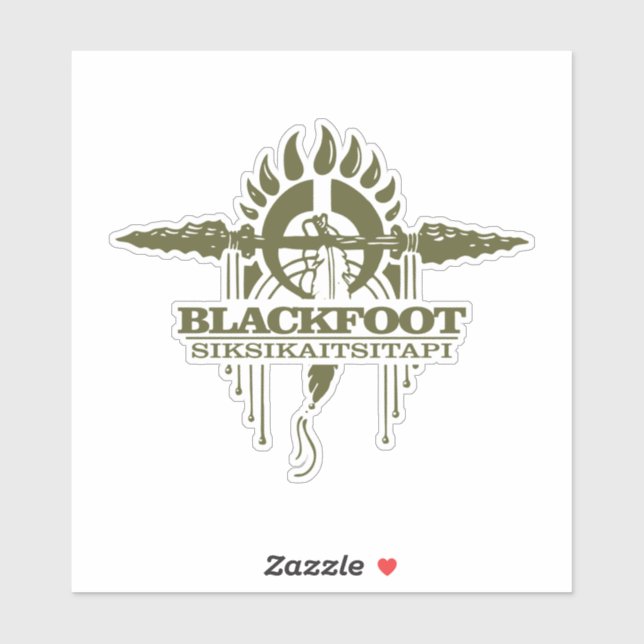 Blackfoot  2o sticker (Sheet)
