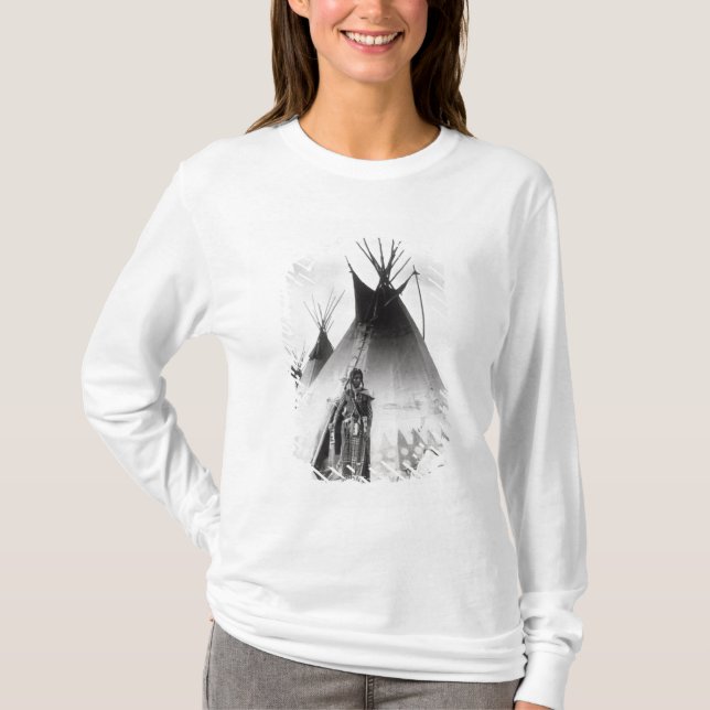 Blackfoot Brave, near Calgary, Alberta, 1889 T-Shirt (Front)