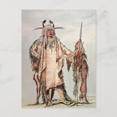 Blackfoot Indian Pe_Toh_Pee_Kiss The Eagle Ribs Postcard