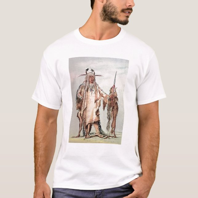 Blackfoot Indian Pe-Toh-Pee-Kiss, The Eagle Ribs T-Shirt (Front)