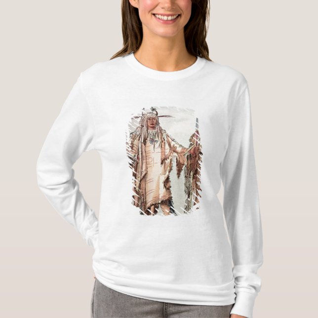 Blackfoot Indian Pe-Toh-Pee-Kiss, The Eagle Ribs T-Shirt (Front)
