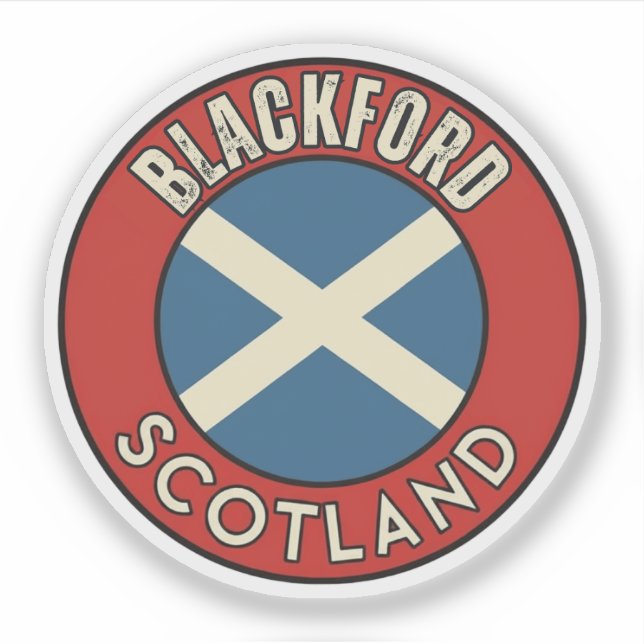 Blackford, Scotland Sticker (Front)