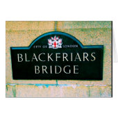 Blackfriars Bridge - City of London (Front Horizontal)