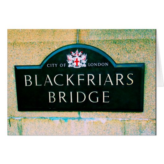 Blackfriars Bridge - City of London (Front Horizontal)