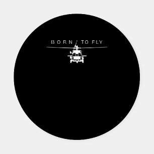 Blackhawk Military Aviation Helicopter Pilot Gift Coaster Set