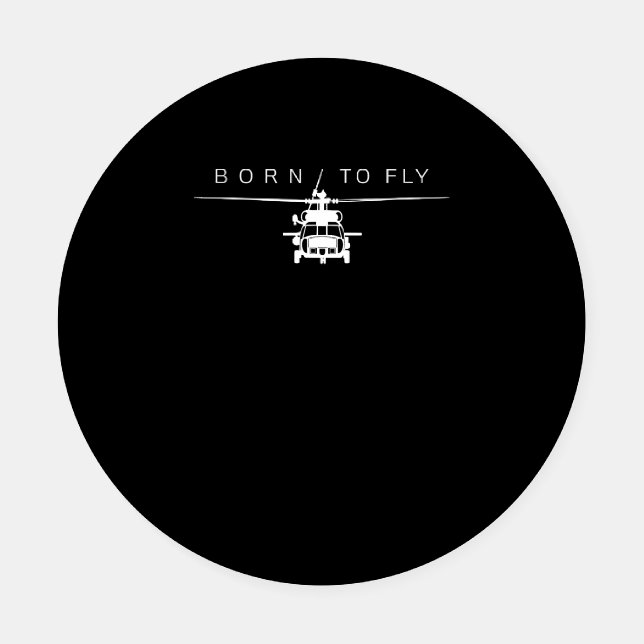 Blackhawk Military Aviation Helicopter Pilot Gift Coaster Set (Single)