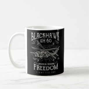 Blackhawk Uh 60 Helicopter Style Chopper Pilot Fan Coffee Mug