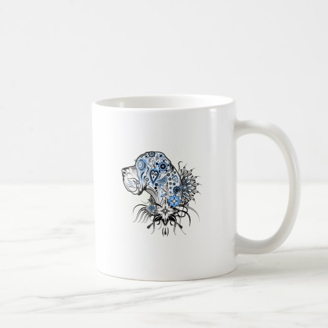 Blackheart Great Dane Coffee Mug (Right)