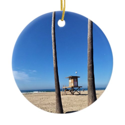 Blackies, Newport Beach, California Ceramic Ornament