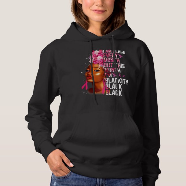Blackity Black Every Month Black History BHM Afric Hoodie (Front)