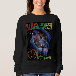 Blackity Black Queen Eracism African American Hist Sweatshirt