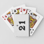 Blackjack 21 Playing Cards at Zazzle