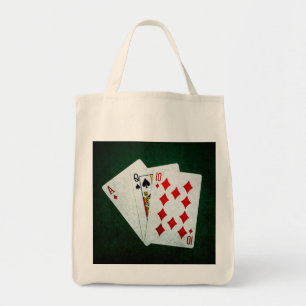 Blackjack 21 point - Ace, Queen, Ten Tote Bag