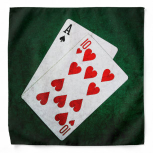 Blackjack 21 point - Ace, Ten Bandana