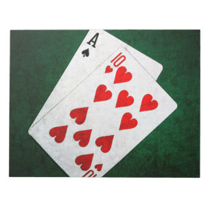 Blackjack 21 point - Ace, Ten Notepad