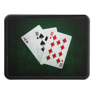 Blackjack 21 point - Ace, Ten, Ten Tow Hitch Cover