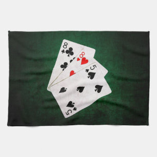 Blackjack 21 point - Eight, Eight, Five Kitchen Towel