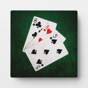 Blackjack 21 point - Eight, Eight, Five Plaque