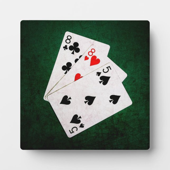Blackjack 21 point - Eight, Eight, Five Plaque (Front)