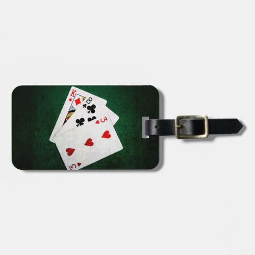 Blackjack 21 point _ King Eight Three Luggage Tag