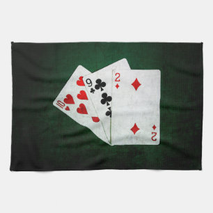 Blackjack 21 point - Ten, Nine, Two Kitchen Towel