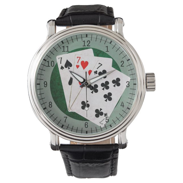 Blackjack 21 - Seven, Seven, Seven Watch (Front)