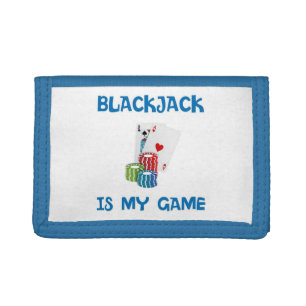 BLACKJACK IS MY GAME TRIFOLD WALLET