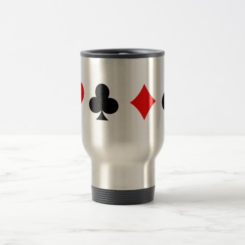Blackjack  Poker Card Suits Vector Art Mug