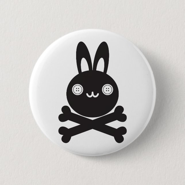 BlackJack(Rabbit) Pinback Button (Front)