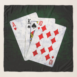 Blackjack Twenty One Ace, King, Ten Scarf