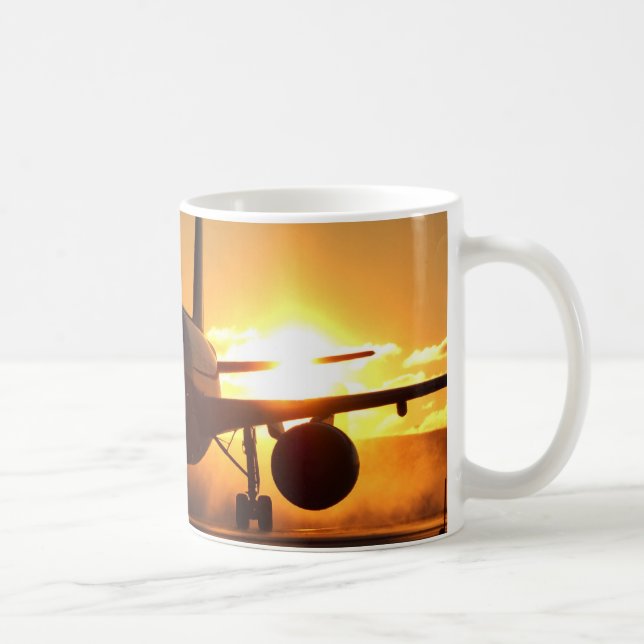 blackjet at sunset coffee mug (Right)