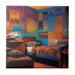 Blacklight Days Ceramic Tile