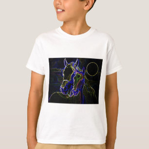 Blacklight Horses T-Shirt